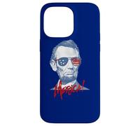 Custodia per iPhone 14 Pro Max Merica Lincoln - 4th July Veterans or Memorial Day Abe