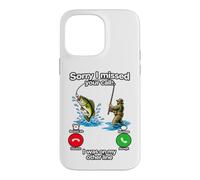 Custodia per iPhone 14 Pro Max Mi dispiace ho perso la tua chiamata era su un'altra linea divertente pesca a mosca