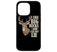 Custodia per iPhone 14 Pro Max Mi piacciono i Big Bucks e non posso mentire Buck Caccia
