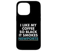 Custodia per iPhone 14 Pro Max Mi piace il mio caffè così nero...