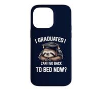 Custodia per iPhone 14 Pro Max Mi sono laureato Posso tornare a letto ora Dormire Studente Bradipo