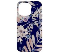 Custodia per iPhone 14 Pro Max Midnight Indigo Eucalipto & Mirtillo Botanico