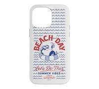Custodia per iPhone 14 Pro Max Minions Beach Day Summer Vibes