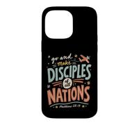 Custodia per iPhone 14 Pro Max Missioni cristiane retrò Viaggi Bibbia Versi Fede