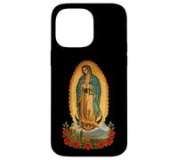 Custodia per iPhone 14 Pro Max Monumenti iconici di Guadalupe, Popocatépetl e Città del Messico