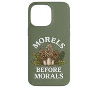 Custodia per iPhone 14 Pro Max Morel Hunter Humor Morels prima della morale