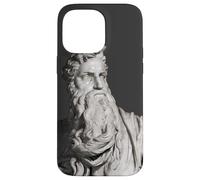 Custodia per iPhone 14 Pro Max Mosè Michelangelo Statua Rinascimentale Profeta Torah Bibbia
