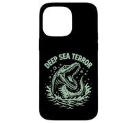 Custodia per iPhone 14 Pro Max Mostro marino preistorico di Mosasaurus del terrore del mare profondo