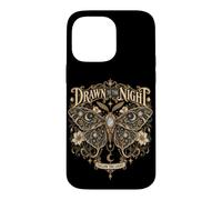 Custodia per iPhone 14 Pro Max Moth Celestial Art: Segui la Luce della Notte