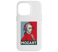 Custodia per iPhone 14 Pro Max Mozart Compositore Classico Ritratto Retro Art