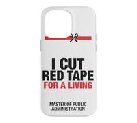Custodia per iPhone 14 Pro Max MPA I Cut Red Tape Laurea Amministrazione Pubblica