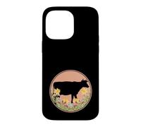 Custodia per iPhone 14 Pro Max Mucca - Bestiame Dairy Farm Farming Cowgirl Floreale Fiore Carino