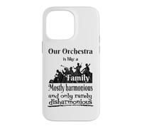 Custodia per iPhone 14 Pro Max Musica Classica Orchestra Musicista Famiglia Corno Violoncello Violino