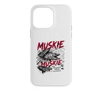 Custodia per iPhone 14 Pro Max Muskie pesca d'agguato d'acqua dolce