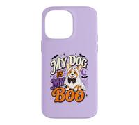 Custodia per iPhone 14 Pro Max My Corgi Dog is My Boo Carino Halloween Ghost Dog Lover