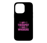 Custodia per iPhone 14 Pro Max My Therapist Has Whiskers