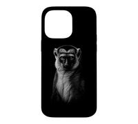 Custodia per iPhone 14 Pro Max Mystic Monkey Wildlife Primate Ritratto Notte