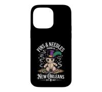 Custodia per iPhone 14 Pro Max Mystical Voodoo Doll New Orleans Pins and Needles Art