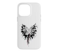 Custodia per iPhone 14 Pro Max Mythical Phoenix Bird Rise From Ashes Watercolor Graphic