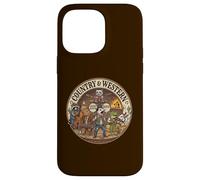 Custodia per iPhone 14 Pro Max Nashville Tennessee Country & Western Musica Capybara Axolotl