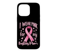 Custodia per iPhone 14 Pro Max Nastro di sensibilizzazione contro il cancro della mamma I Wear For My Besties