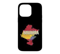 Custodia per iPhone 14 Pro Max Navarra Spagna Regione retrò Vitigni Vino vintage Souvenir