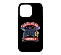 Custodia per iPhone 14 Pro Max New Boys Age Who Dis Turning 8 Funny Gamer 8 ° compleanno