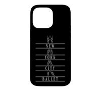 Custodia per iPhone 14 Pro Max New York Vintage Retro Style Design Ballet Dancing