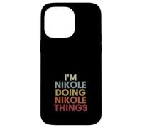 Custodia per iPhone 14 Pro Max Nikole Name Nikole Personalized Name First Given