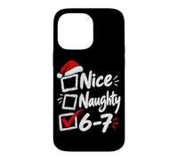 Custodia per iPhone 14 Pro Max Nizza Cattivo 6-7 Buon Natale Divertente Sei Sette