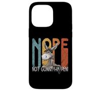 Custodia per iPhone 14 Pro Max No, non succederà mai. Divertente asino testardo