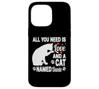 Custodia per iPhone 14 Pro Max Nome gatto personalizzato Dante Cute Kitty Pet Amante