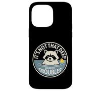Custodia per iPhone 14 Pro Max Non è così profondo, a differenza dei miei guai Raccoon Bathing Humor