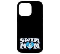 Custodia per iPhone 14 Pro Max Nuotatore d'acqua a forma di cuore per piscina nuoto e immersioni