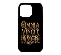 Custodia per iPhone 14 Pro Max Omnia Vincit Amor Tutto è conquistato dall'amore