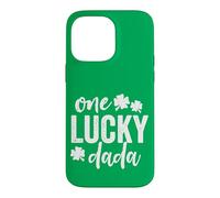 Custodia per iPhone 14 Pro Max One Lucky Dada, regalo per San Patrizio, colore: verde e scuro
