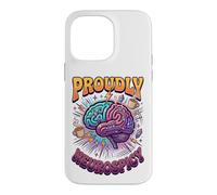 Custodia per iPhone 14 Pro Max Orgogliosamente Neurospicy Cervello Colorato ADHD Neurodiversità Gioia