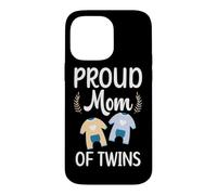 Custodia per iPhone 14 Pro Max Orgoglioso Mamma Di Fantastici Gemelli Incinta Due Babys Madre