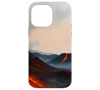 Custodia per iPhone 14 Pro Max Paesaggio vulcanico Lava Mountain Horizon Scene