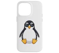 Custodia per iPhone 14 Pro Max Paffuto Cool Penguin con occhiali da sole Summer Vibes