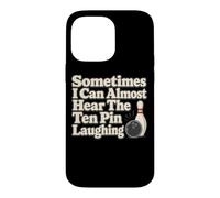 Custodia per iPhone 14 Pro Max Palla da bowling Dieci Pin Lane Umorismo