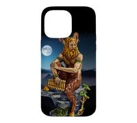 Custodia per iPhone 14 Pro Max Pan Dio del Selvaggio al chiaro di luna
