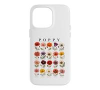Custodia per iPhone 14 Pro Max Papavero rosso per gli amanti dei fiori delle specie di papaveri commemorativi