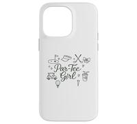 Custodia per iPhone 14 Pro Max Par Tee Girl Cute Golf Design per donne e ragazze
