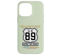 Custodia per iPhone 14 Pro Max Parco nazionale di Yellowstone US Highway 89 Elenco dei secchi VEDI INDIET
