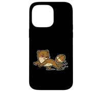 Custodia per iPhone 14 Pro Max Passaggio laterale della donnola di rugby