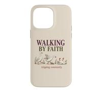 Custodia per iPhone 14 Pro Max Passeggiando per fede Christian Goose Divertente Religioso