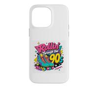 Custodia per iPhone 14 Pro Max Pattini a rotelle anni '90 regalo per lei nostalgia