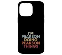 Custodia per iPhone 14 Pro Max Pearson Name Pearson Personalized Name First Given