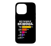 Custodia per iPhone 14 Pro Max Perché sono tornato a scuola Motivi divertenti Grafico a barre Matematica Umorismo
